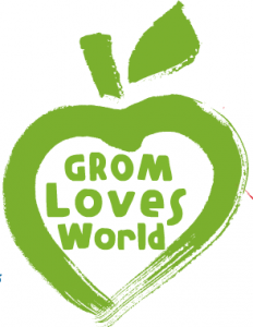 Grom Loves World Logo