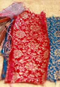 Varanasi Brocade silk samples
