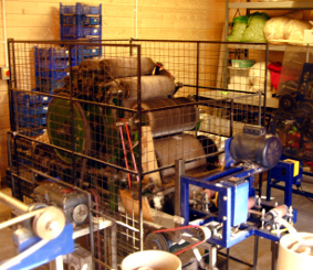 Carding Machine at Griffith Mini Mill, Sudbury, Derbyshire