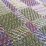Lilou - 100% silk Painted warp and 2 block twill