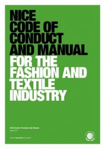 NICE code of conduct and manual - cover