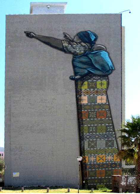 Cape Town Dancing Woman Mural