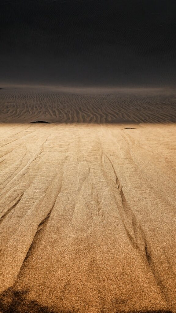 Sand Dunes at Night