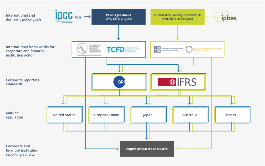 Where the TNFD sees itself fit in the emerging global reporting architecture